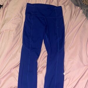 Blue Lululemon Leggings